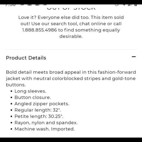 Chico's Statement Colorblock Jacket Camel/Black Large - Picture 14 of 16